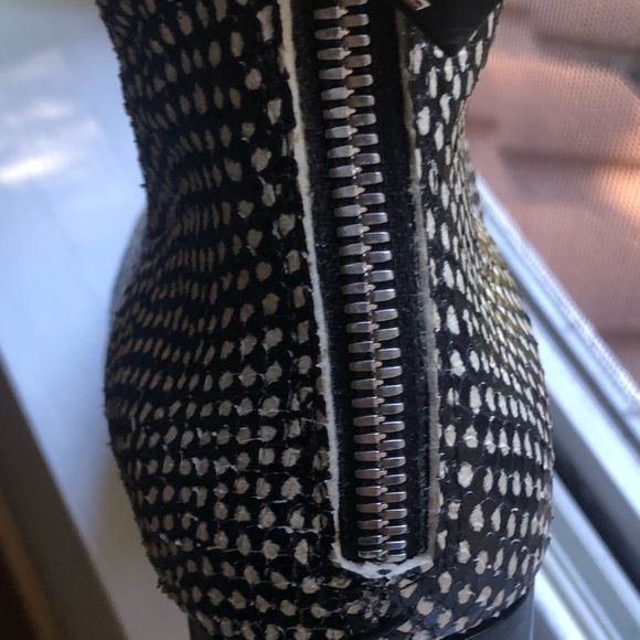 Rag And Bone Animal Print Leather Booties - Picture 9 of 12